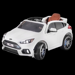 SUPERtrax® Licensed Ford® Focus RS - Frozen White White kid car, Kids Ride on Car, Power Wheels, toy ride on cars, powerwheels, Battery Powered Car, Toy Car, Porsche, Lamborghini, battery kids car, kids car, Ferrari Kids Car, SPORTrax, Ride on Car, kids ride on car, electric car, Ford, Focus, RS, Maybach, focus, kids car, kids sport drive