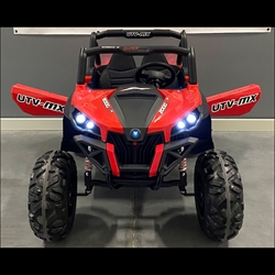 SUPERtrax® 24V UTV Screemer Side x Side - Red - Assembled  Red ride on, kids truck, Kids Ride on car, ATV, UTV, Power Wheels, powerwheels, Battery Powered Car, Toy Car, kids car, Ride On Car, UTV Screemer Kids Car, SPORTrax